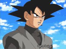 12 um dos mais bizarros da. Black Goku Gifs Tenor
