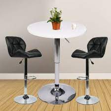 Table comfortably seats 6 with double door cabinet storage in base. Kitchen Bistro Table Sets Wayfair