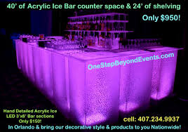 Miami Light Up Glow Party Rentals In 2020 Party Rentals Glow Table Outdoor Wedding Lighting