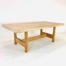 Target / furniture / butcher block kitchen table (226). Substantial Solid Scandinavian Pine Butcher Block Dining Table At 1stdibs