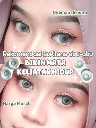 Rekomendasi Softlens Warna Abu-abu 👀✨