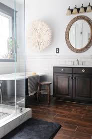Final Master Bathroom Pics Creativehomebody Com Wood Tile Bathroom Home Decor Wood Bathroom