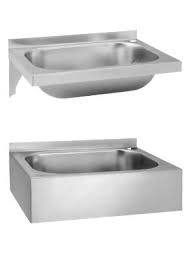 In this case, the texture is actually done by hand. Small Stainless Steel Washbasin For Wall Mounting Azp Brno