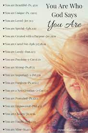 You Are Who God Says You Are Identity In Christ Bible Scriptures Scripture