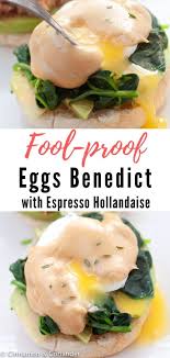 Eggs Benedict Recipe With Spinach Immersion Blender Hollandaise Recipe In 2020 Eggs Benedict Mexican Breakfast Recipes Spinach Recipes