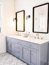 White And Black Bathroom Ideas Purpleandblackbathroomideas Bathroom Mirrors Diy Trendy Bathroom Tiles Bathroom Mirror Frame