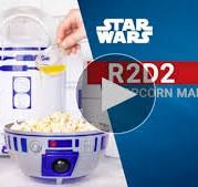 Uncanny Brands Star Wars R2D2 Popcorn Maker- Fully Operational Droid  Kitchen Appliance