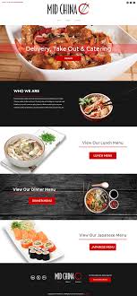 Chinese Food Restaurant Web Design Layout Chinese Food Restaurant Food Website Design Food Web Design