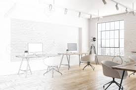 Do you want to attract the best employees to your organization? Unfinished Modern Coworking Office Interior Design Style And Stock Photo Picture And Royalty Free Image Image 110456029
