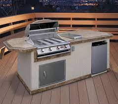 These outdoor kitchens assemble quickly with 12 bolts per module so the can be fully. Prefab Outdoor Kitchen Kits Landscaping Network