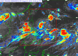 Sa #luzon, buong araw mababa ang tsansa ng ulan maliban sa #bicol region, #aurora, #quezon, #palawan at #mindoro provinces. Lpa Habagat Pagasa Weather Update August 3 2019 The Summit Express