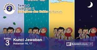 Kunci Jawaban Tema 4 Kelas 3 Kewajiban Dan Hakku Buku Tematik Kurikulum 2013 Kurikulum Buku Buku Pelajaran