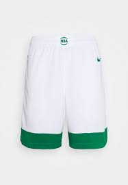 Men's boston celtics nike green 2020/21 city edition courtside oversized logo shorts. Nike Performance Nba Boston Celtics City Edition Swingman Short Vereinsmannschaften White Clover Weiss Zalando De