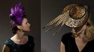 How To Make Fabric Bows And Feathers For Hats Threads Fabric Bows Fascinator Headband Floral Fascinators
