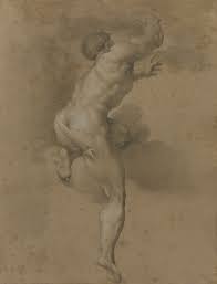 The collection of michelangelo's drawings owned by the buonarroti family was the largest in the world at the time, and it remains so today, with its over two hundred sheets, in spite of the serious inroads that have been made into it. Male Nude After A Figure In Michelangelo S Last Judgement Works Of Art Ra Collection Royal Academy Of Arts