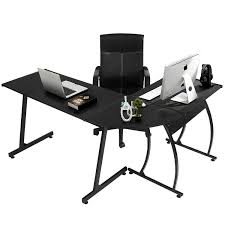 6,575scratch resistant surface 3 year comprehensive warranty. Computer Desk Office Desk L Shaped Wood Corner Desk Computer Workstation Large Pc Gaming Desk Home Office Table 148x112x74cm Black Wood Buy Online In Lebanon At Desertcart