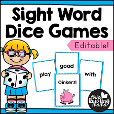 Play the best free online word search, typing, crossword, sudoku, mahjong and daily puzzle games on word games! Editable Sight Word Dice Games With Cards This Reading Mama