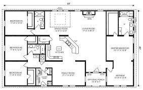 Simple rectangle shaped house plans via. Rectangular Open Floor House Plans Novocom Top