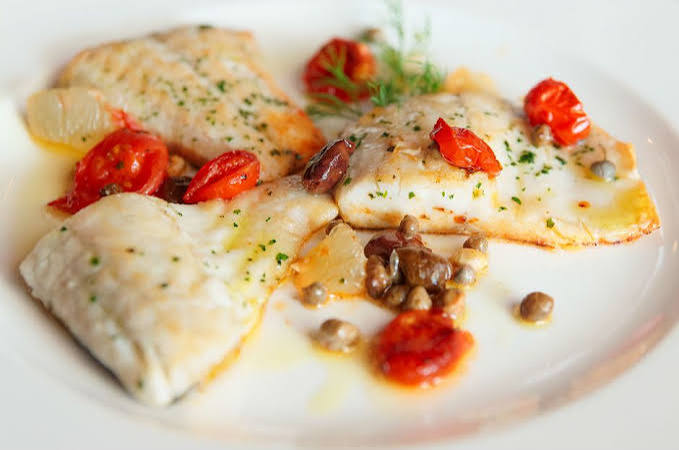 Baked Sea Bass