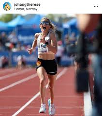 I morgen kl 11 tannhjul! Loplabbet Norge Therese Johaug Tok Gull I Friidretts Nm Facebook