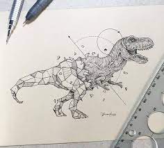 Collection of geometry drawing download more than 30 images of. Wild Animals Intricate Drawings Fused With Geometric Shapes 99inspiration