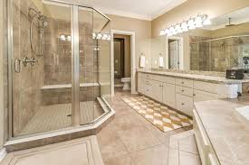 Polished travertine shower with a modernized framed mosaic deco. Home Improvement Archives Master Bathroom Limestone Floor Tiles Bathrooms Remodel