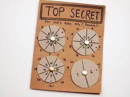 Here is very easy how to make secret message card making tutorial. Cipher Father S Day Card Fathers Day Cards Fathers Day Secret Messages