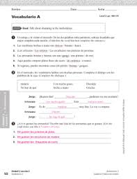 D 8 one student is the judge and holds the answer key (which is on the second sheet of the document). Avancemos 2 Repaso Dela Leccion Answers