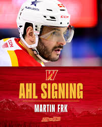 ✒️ The Calgary Wranglers have signed forward Martin Frk and re-signed  forward Alex Gallant to American Hockey League (AHL) contracts