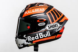 Marc marquez is a spanish motorcycle racer who is famous for numerous achievements that include three motogp world titles, a 125cc world title marc marquez has sponsorship from shoei helmets and he has raced in their brand for many years. Helmets Marc Marquez Motogp 18 Helmet Racedepartment