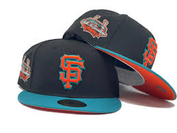 San francisco sf giants will clark 22 game day black hat 2017 cap aaa signature. San Francisco Giants Black Orange Brim New Era Fitted Hat Sports World 165