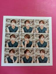 Bts The Most Beautiful Moment In Life Part 1 Photocards Bts Jin Official Photo Card 3rd Album In The Mood For Love Pt 1 Photocard Photocard Bts Jin Love Photos