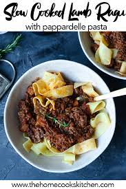 Lamb Ragu With Pappardelle Recipe Lamb Ragu Lamb Ragu Recipe Ground Lamb Recipes