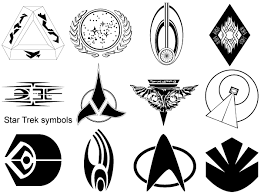 Star Trek Symbols Vector 123freevectors Star Trek Symbol Free Vector Art Star Trek