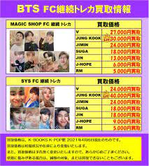 Convert korean wons to malaysian ringgits with a conversion calculator, or wons to ringgits conversion tables. Jungkook Daily Update Ê²áµ On Twitter Jungook S Japan Fc Magic Shop And Sys Photocards Have The Highest Market Prices Among Members Recently Medias Reported On How His Flo Photocard Have Been Sold