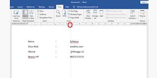 2 Cara Merapikan Meluruskan Titik Dua Di Ms Word Gambar