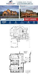 House Plan 1907 00019 Mountain Plan 4 960 Square Feet 4 Bedrooms 4 5 Bathrooms Mountain House Plans Mansion Plans Floor Plans