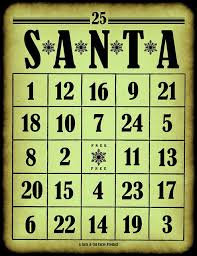 If you're a diehard crafter, then you've probably been waiting for christmas all year. Xmas Countdown Crad Green In 2021 Santa Bingo Xmas Countdown Christmas Countdown