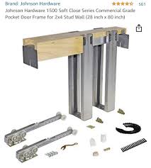 When i was building, i evolved a method for pocket doors that had them going into walls with a frame depth of either 5 inches or 5.5 inches. Diy Pocket Door Install