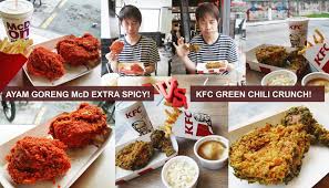 Ayam goreng mcd regular medium mcvalue meal. Ayam Goreng Mcd Extra Spicy Vs Kfc Green Chili Crunch
