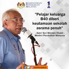 Tenaga nasional berhad chairman datuk seri mahdzir khalid speaks during a press conference in shah alam june 2, 2020. Kpm On Twitter Menteri Pendidikan Datuk Seri Mahdzir Khalid Menegaskan Kerajaan Masih Lagi Memilih Pelajar Daripada Keluarga Kumpulan Isi Rumah Berpendapatan Rendah B40 Untuk Memasuki Sekolah Berasrama Penuh Https T Co Ezwocfxxwm