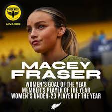 Congratulations to Mackenzie Barry and Macey Fraser who both picked up  awards at last nights Wellington Phoenix Awards! 👏🔥