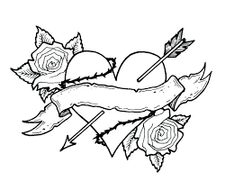 Roses And Hearts Coloring Pages Best Coloring Pages For Kids Heart Coloring Pages Skull Coloring Pages Valentine Coloring Pages