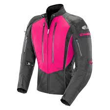 Joe Rocket 1741 5903 Atomic 5 0 Textile Womens Jacket Medium Pink Black
