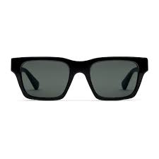 Rectangular frame sunglasses in black | GUCCI® US - Product from Gucci