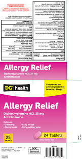 Allergy Relief Tablet Dolgencorp Inc Dollar General