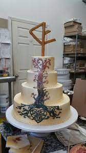 Rune Tree Celtic Knot Wedding Cake Wiccan Wedding Nordic Wedding Heathen Wedding