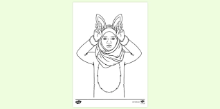 Maybe you would like to learn more about one of these? Bsl Rabbit Colouring Colouring Sheets Teacher Made