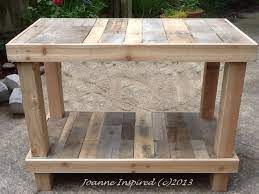 Pallet Project Kitchen Island Work Table Pallet Kitchen Island Pallet Furniture Kitchen Island Pallet Kitchen