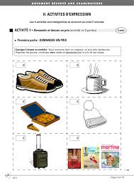 Activite 1 Demander Et Donner Un Prix Activite Consignes Les 4 C